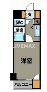 スカイコート日本橋第5【7階】の間取り