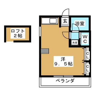 ラフィネ戸塚【2階】の間取り