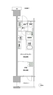 東京都江東区亀戸9【マンション】の間取り