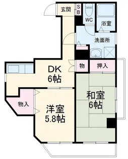 正木屋ビル【4階】の間取り