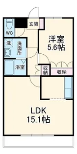 フレンドシップSHONAN【2階】の間取り