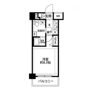 プレール・ドゥーク志村坂上II【3階】の間取り