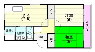 プランドール学園【3階】の間取り