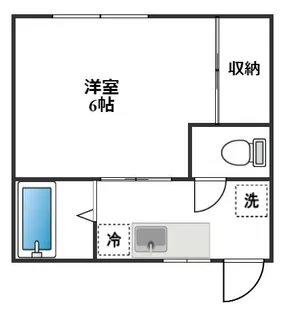埼玉県所沢市大字久米【アパート】の間取り