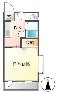 新潟県長岡市下山6【アパート】の間取り