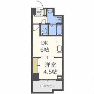 北海道札幌市中央区大通西19【マンション】の間取り