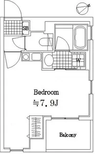 東京都品川区南大井4【マンション】の間取り