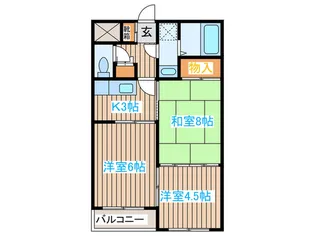 プレジオ泉【2階】の間取り