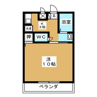 セリーヌ英【1階】の間取り