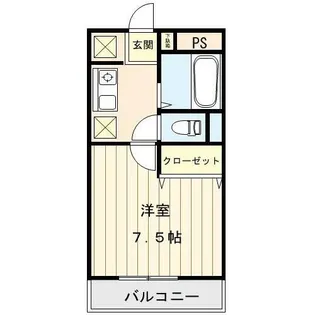 メゾンドレーヌ【3階】の間取り