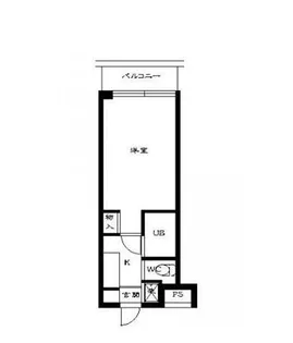 スカイコート学芸大学壱番館【2階】の間取り