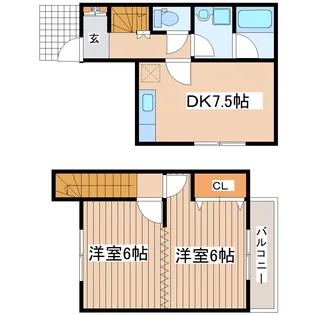 宮城県仙台市太白区緑ケ丘4【一戸建】の間取り
