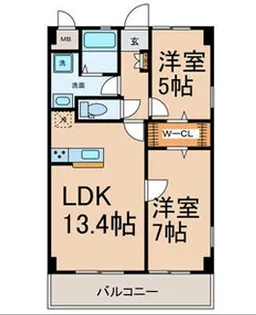 愛知県知立市広見1【マンション】の間取り