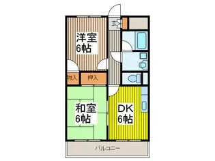 ビュープラザ斎藤III【2階】の間取り