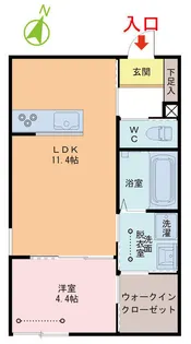 クレイス(KLEIS)【1階】の間取り