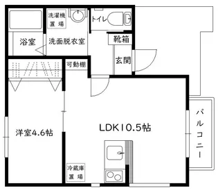 WELINA KINUGASA(ウェリナキヌガサ)【1階】の間取り