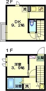 メゾン・ド・ボヌール【2階】の間取り