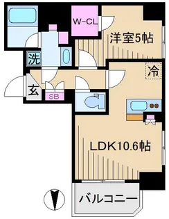 BPRレジデンス王子【3階】の間取り