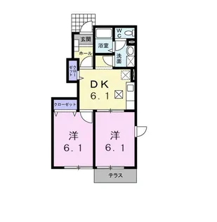 ローレル・NS【1階】の間取り