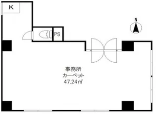 エステ北上野【1階】の間取り