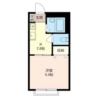 エルミタージュ【2階】の間取り