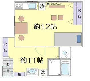 SAP本八幡【2階】の間取り