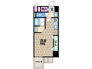 KDX堺筋本町レジデンスの間取り