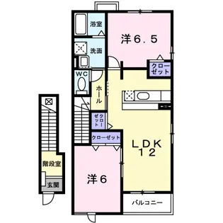 サン・パール I【2階】の間取り