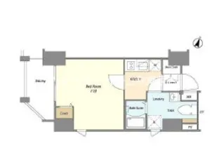 レガシア千代田三崎町【9階】の間取り