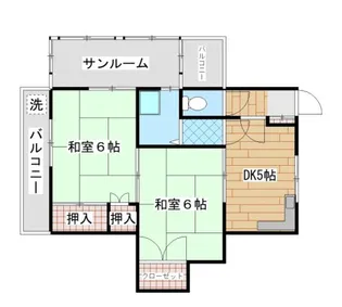 高山ビル【2階】の間取り