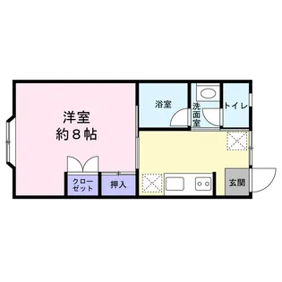 クレディI【2階】の間取り