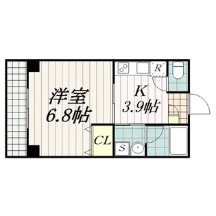 べんてん千葉【2階】の間取り