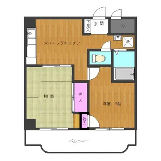 チェリーコーポ【4階】の間取り