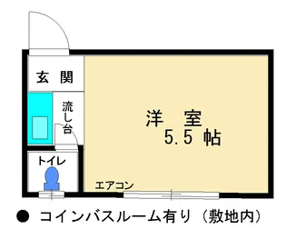 建部アパート B棟【2階】の間取り