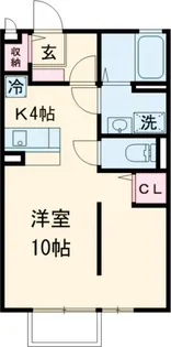 リーテリア南水元【1階】の間取り