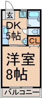 マロンイースト【3階】の間取り