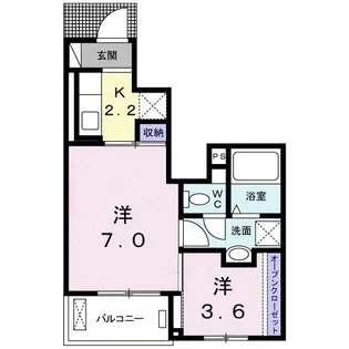 エパル【1階】の間取り
