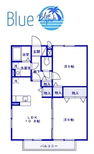 カサブランカ【2階】の間取り