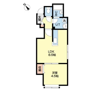 サンライズ富丘1.7【3階】の間取り