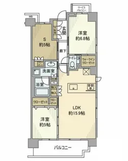 イニシア文京根津【3階】の間取り