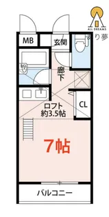 エンスイト妙蓮寺【2階】の間取り
