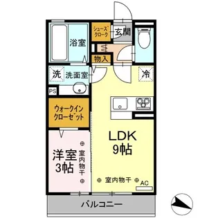 パストラルボーテ【3階】の間取り