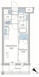 プライムブリス品川旗の台【1階】の間取り
