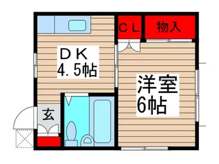 コ-ポサガミの間取り