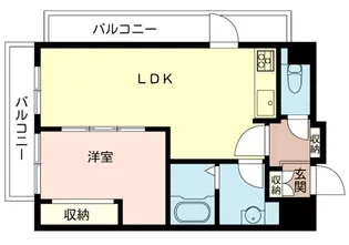 パルム星【4階】の間取り
