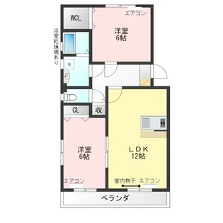 パークポイント瑞穂 B【3階】の間取り