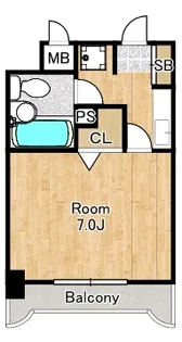 ライオンズマンション大正【2階】の間取り