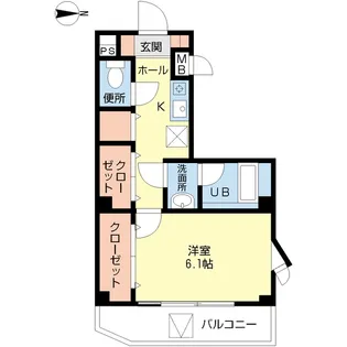 イワセ・ヴィラII【2階】の間取り