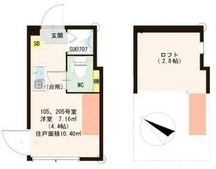 MILOLO【2階】の間取り