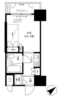パーク・ノヴァ鶴見【4階】の間取り